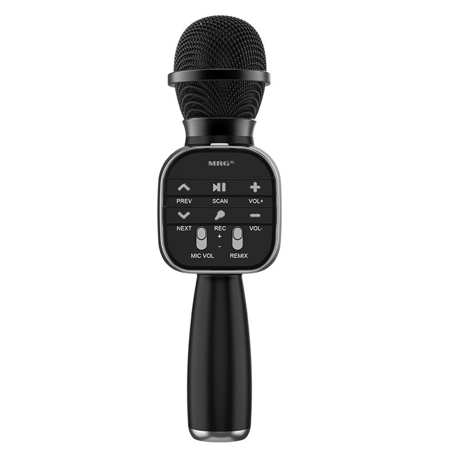 Microfon Karaoke MRG MDS813, Bluetooth, Reincarcabil, Negru fotografia produsului