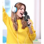 Microfon Karaoke MRG MDS813, Bluetooth, Reincarcabil, Negru fotografia produsului View 3 S