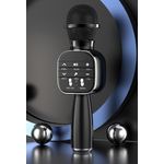 Microfon Karaoke MRG MDS813, Bluetooth, Reincarcabil, Negru fotografia produsului View 4 S