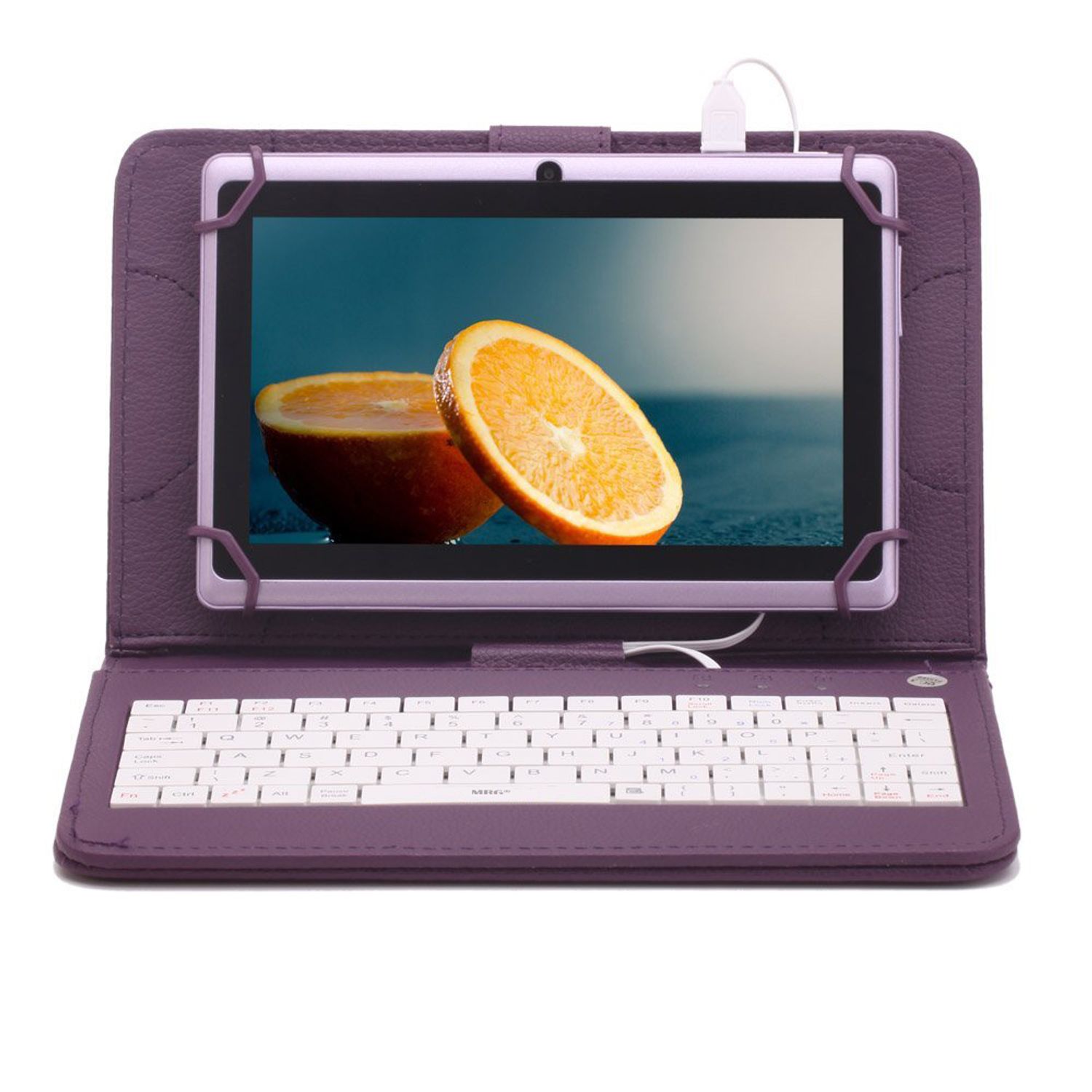 Husa Tastatura MRG M780, 7 inch, TypeC, Mov fotografia produsului