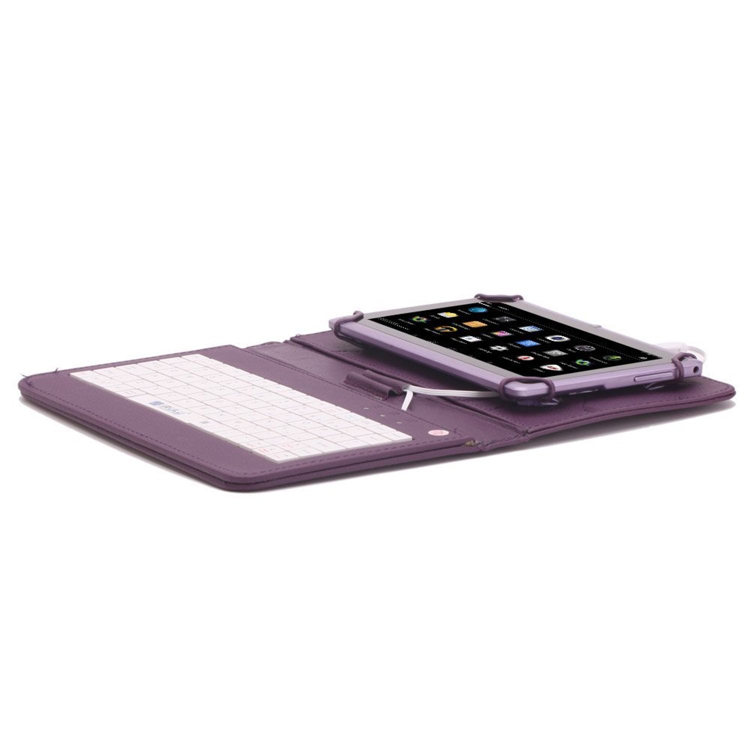 Husa Tastatura MRG M783, 8 inch, TypeC, Mov fotografia produsului View 3 L