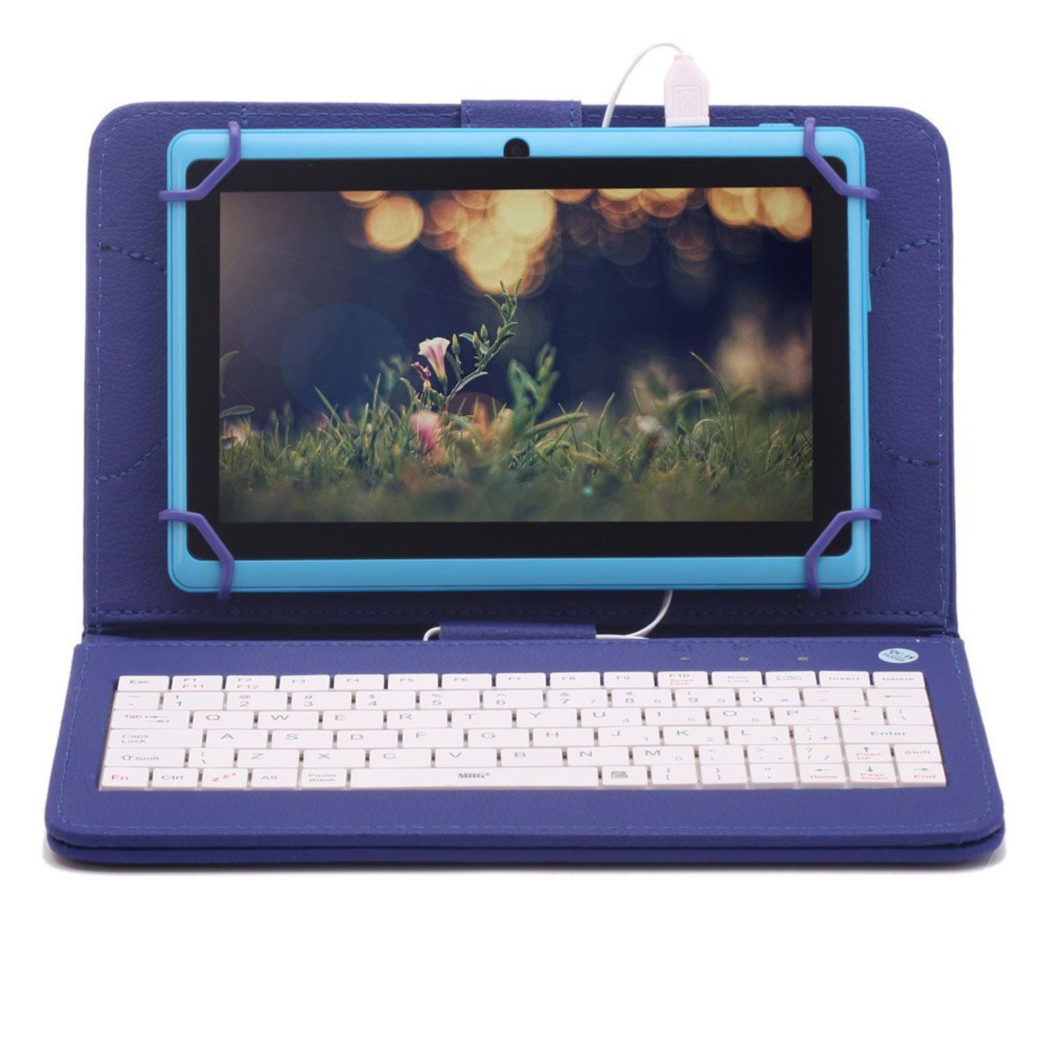Husa Tastatura MRG M792, 7 Inch, TypeC, Albastru fotografia produsului