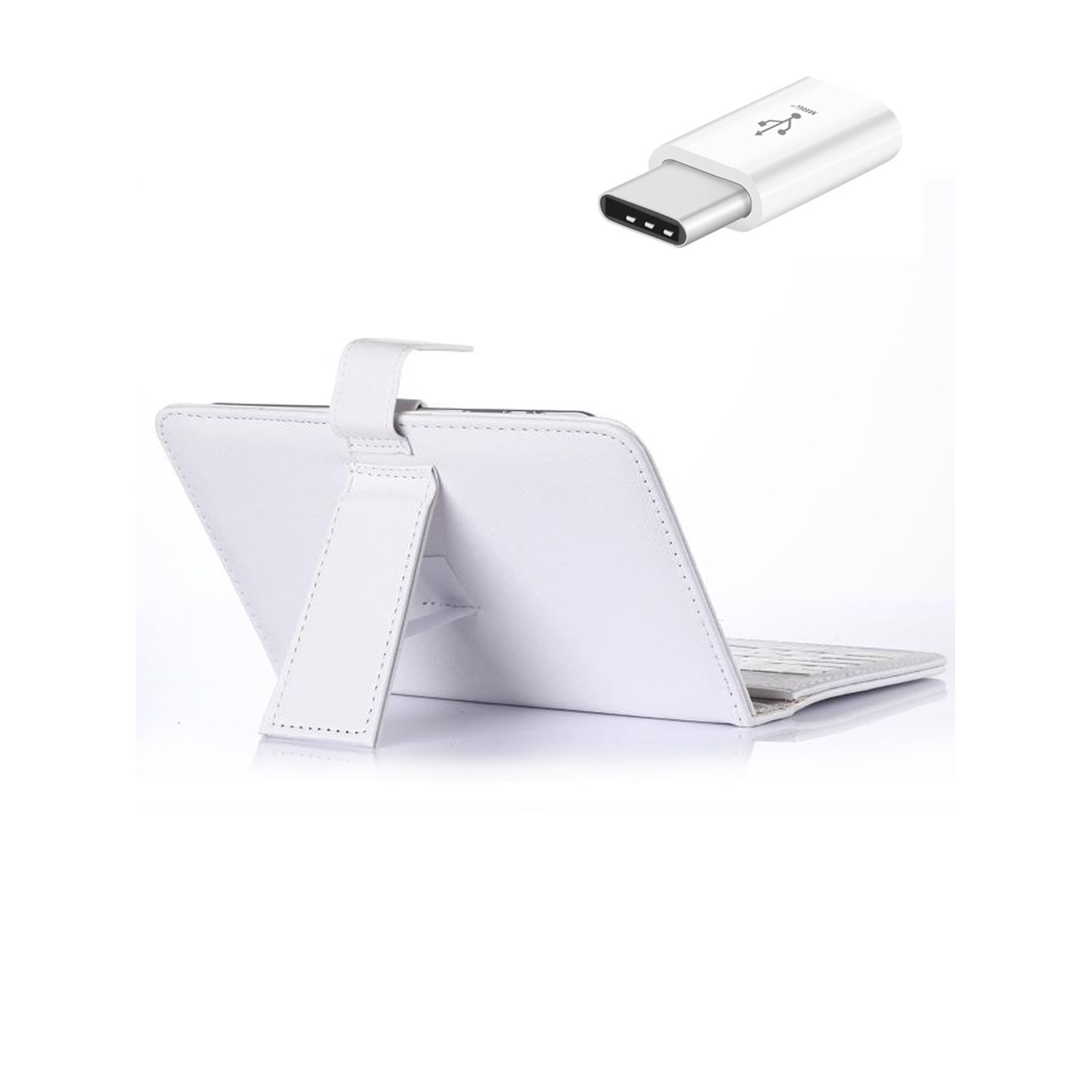 Husa Tastatura MRG L338, 10 Inch, TypeC, Alb fotografia produsului View 2 L