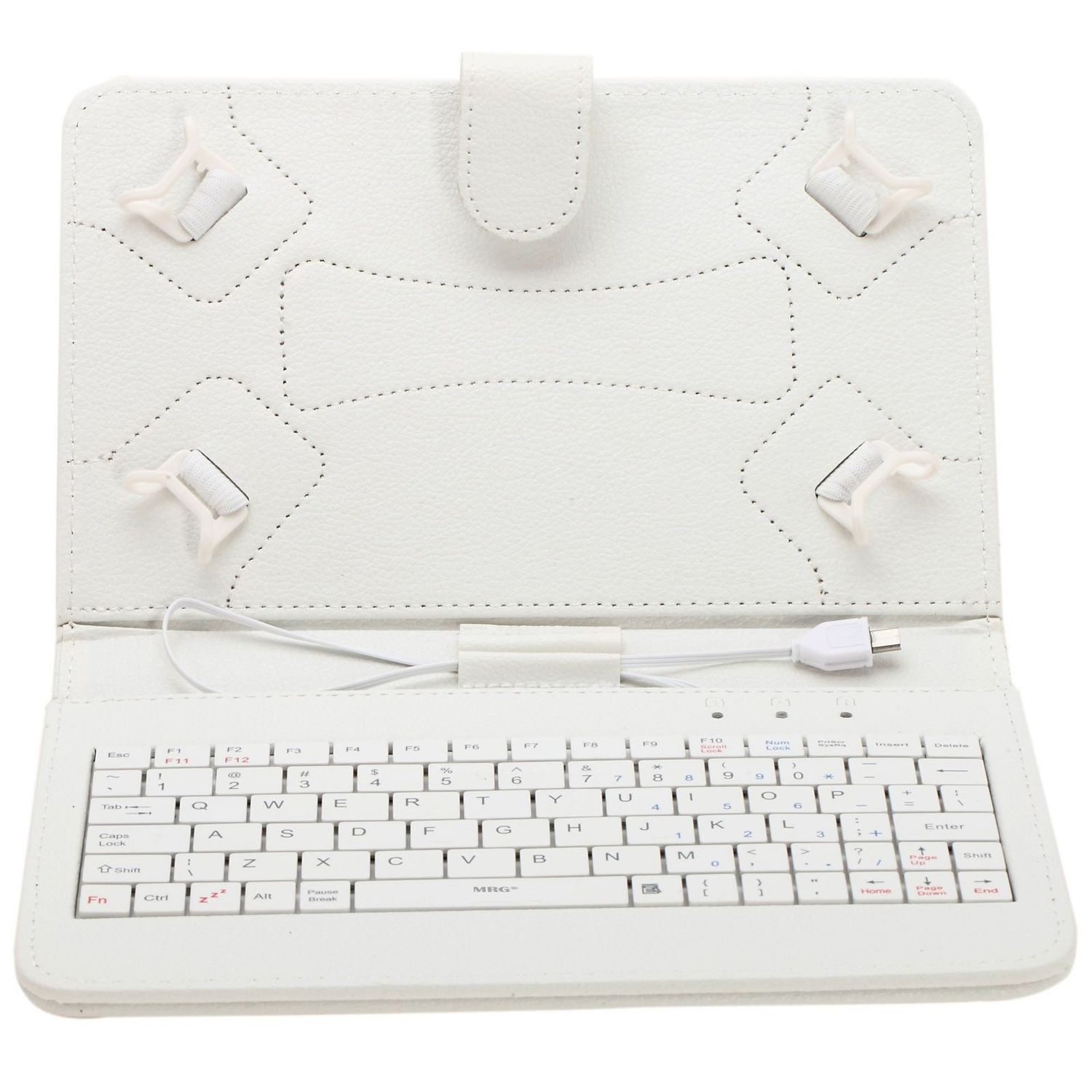 Husa Tastatura MRG L338, 10 Inch, TypeC, Alb fotografia produsului