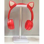 Casti On Ear MRG MY08CAT, Bluetooth, Tip pisica, Rosu fotografia produsului View 2 S