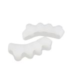 Set 2x Corector Ortopedic MRG M809, pt Degete Picioare, Silicon, Alb fotografia produsului