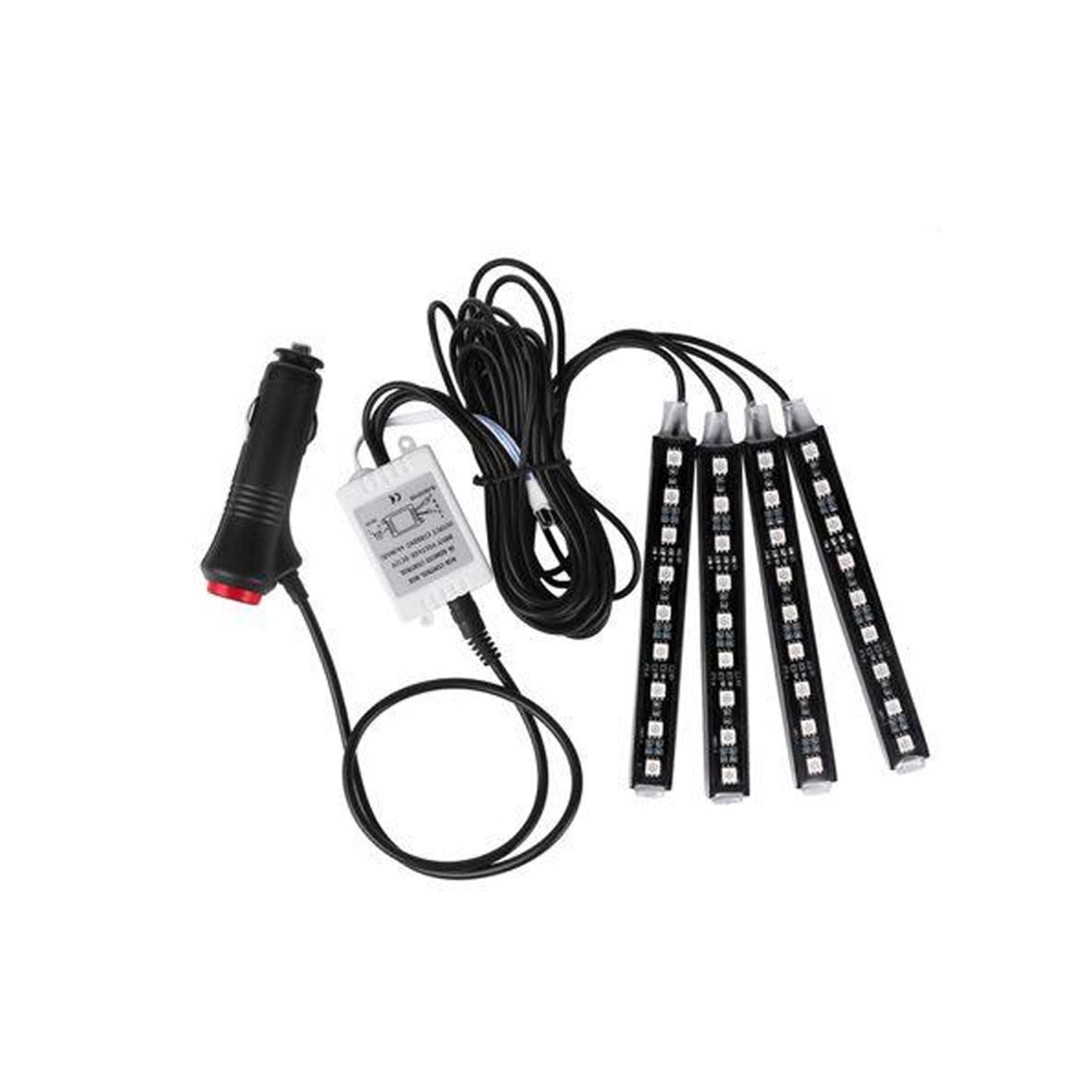 Set Lumina Ambientala Auto MRG M840, Led RGB, Telecomanda, 9 Led C761 fotografia produsului View 4 L