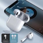 Casti Bluetooth MRG M6S PRO, Alb, Stereo, Handsfree, Cu Carcasa fotografia produsului View 3 S