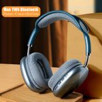 Casti On Ear MRG MP9 Plus, Bluetooth, MicroSD, Radio, Albastru fotografia produsului View 5 S