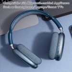 Casti On Ear MRG MP9 Plus, Bluetooth, MicroSD, Radio, Albastru fotografia produsului View 7 S