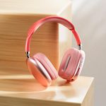Casti On Ear MRG MP9 Plus, Bluetooth, MicroSD, Radio, Rosu fotografia produsului View 5 S