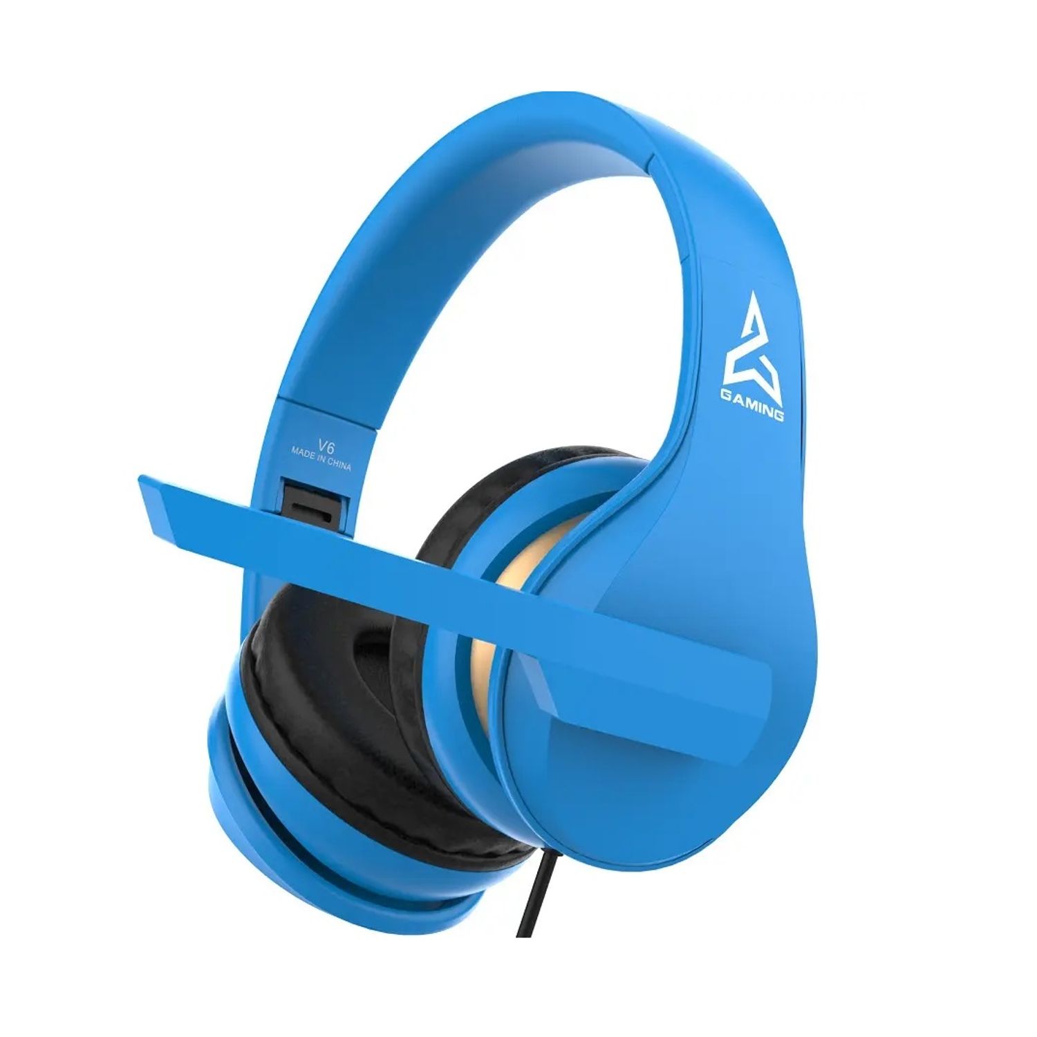 Casti Over Ear Gaming MRG MV6, cu Jack, Microfon, Albastru, fotografia produsului