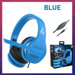 Casti Over Ear Gaming MRG MV6, cu Jack, Microfon, Albastru, fotografia produsului View 3 S