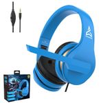 Casti Over Ear Gaming MRG MV6, cu Jack, Microfon, Albastru, fotografia produsului View 5 S