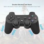 Wireless Controller Compatibil PS3 MRG MP3 , DoubleShock 3, Vibratii, Negru fotografia produsului View 3 S
