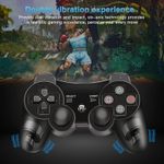 Wireless Controller Compatibil PS3 MRG MP3 , DoubleShock 3, Vibratii, Negru fotografia produsului View 5 S