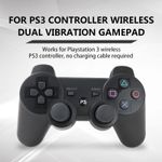 Wireless Controller Compatibil PS3 MRG MP3 , DoubleShock 3, Vibratii, Negru fotografia produsului View 6 S