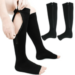 Ciorapi Compresivi Varice MRG M876 , cu Fermoar , Fara Varf , Negru fotografia produsului View 5 S