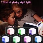 Ceas cu Termometru MRG M877 , LCD , 7 Lumini LED, Alb fotografia produsului View 4 S