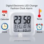 Ceas cu Termometru MRG M877 , LCD , 7 Lumini LED, Alb fotografia produsului View 6 S