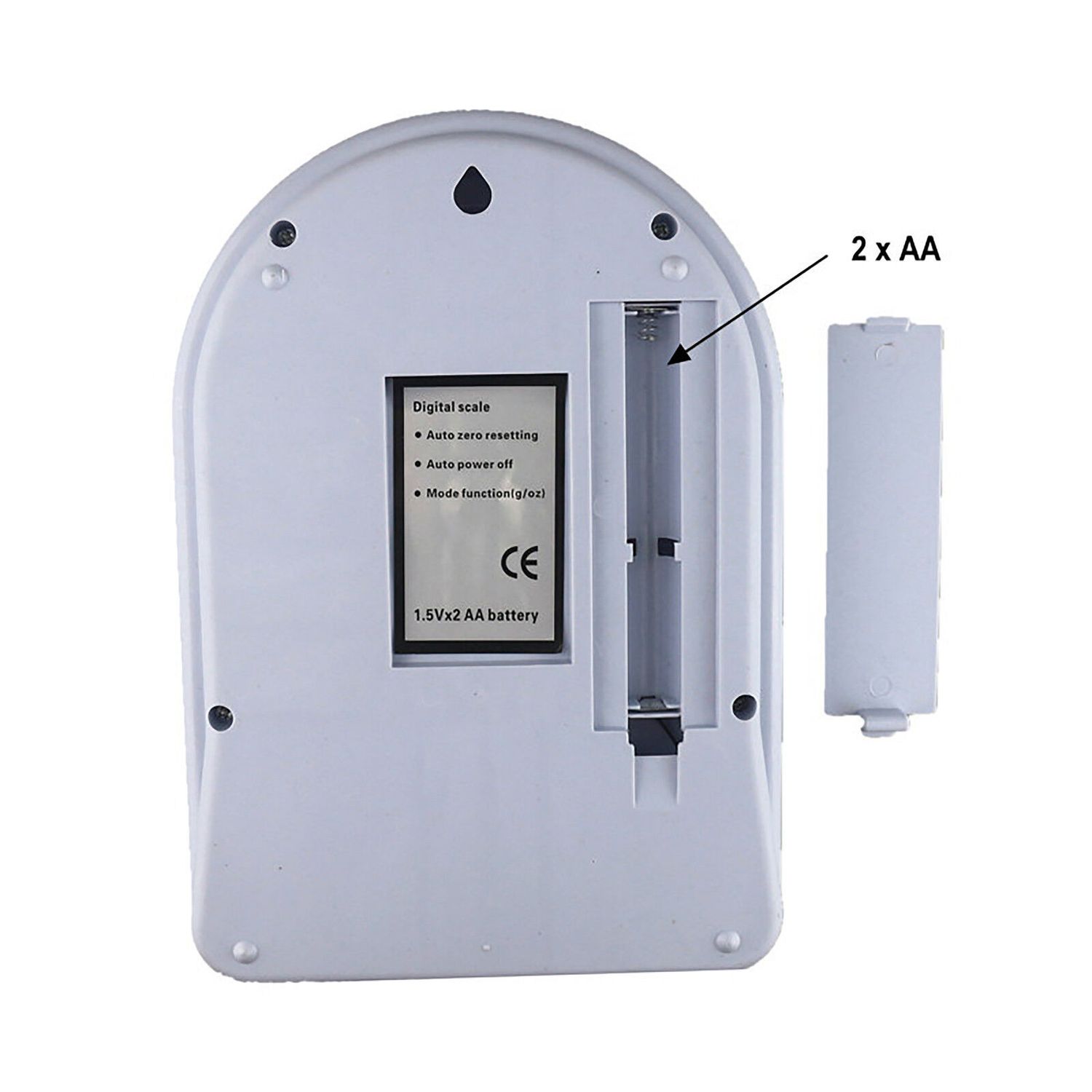 Cantar Electronic de Bucatarie MRG MSF400, 10KG, Alimentar, Portabil fotografia produsului View 6 L