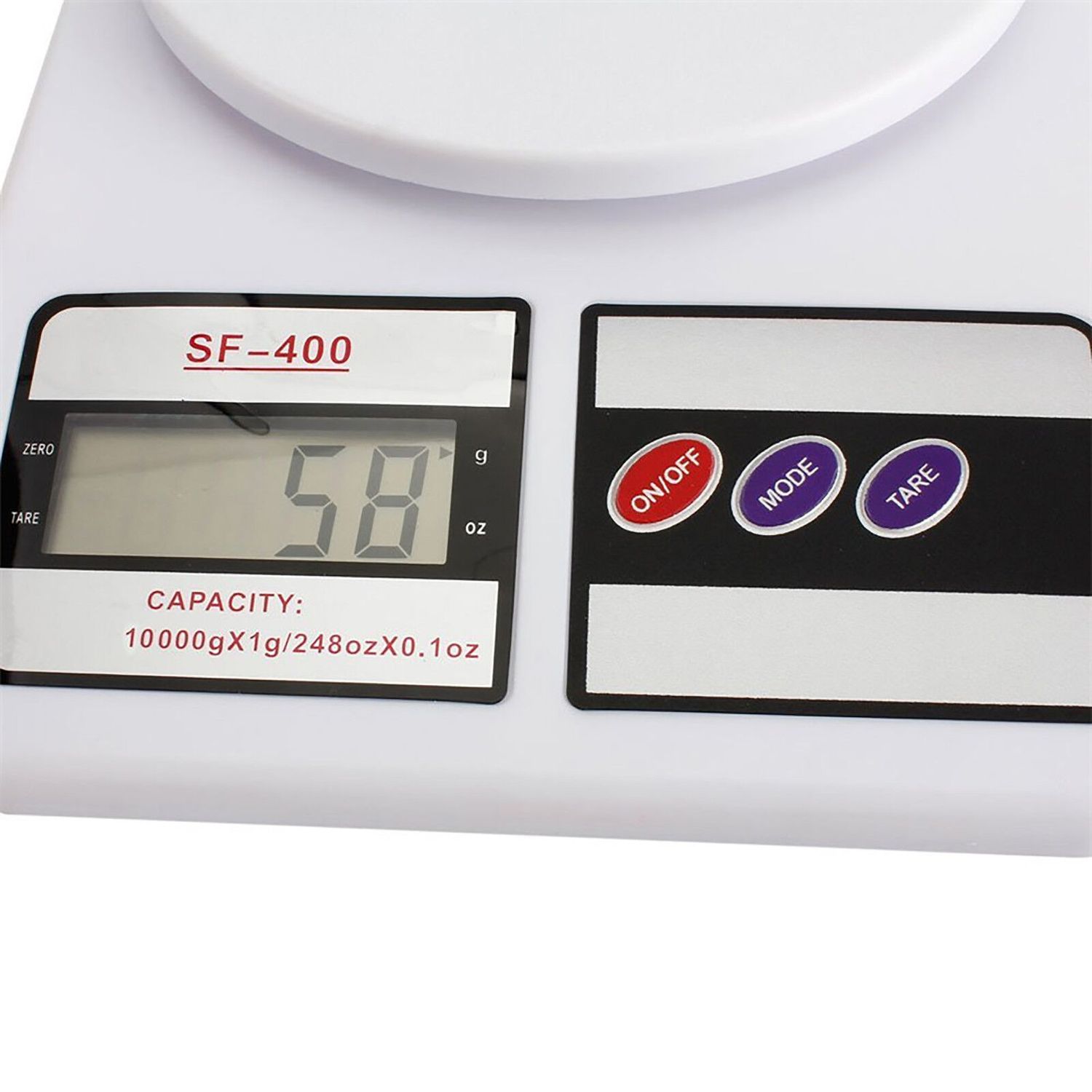 Cantar Electronic de Bucatarie MRG MSF400, 10KG, Alimentar, Portabil fotografia produsului View 2 L