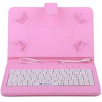Husa Tableta 8 Inch Cu Tastatura Micro Usb Model X , Roz fotografia produsului