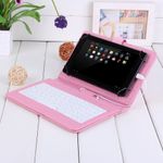 Husa Tableta 8 Inch Cu Tastatura Micro Usb Model X , Roz fotografia produsului View 4 S