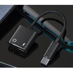 Adaptor Audio Usb TypeC la Jack MRG MDU07, Jack 3.5mm, Negru fotografia produsului View 3 S