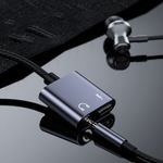 Adaptor Audio Usb TypeC la Jack MRG MDU07, Jack 3.5mm, Negru fotografia produsului View 5 S