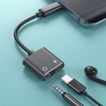 Adaptor Audio Usb TypeC la Jack MRG MDU07, Jack 3.5mm, Negru fotografia produsului View 6 S