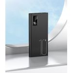 Acumulator Extern Slim MRG MTBF09 , 10.000mAh, 37Wh, USB-C, 2x USB, LCD, Negru fotografia produsului View 2 S