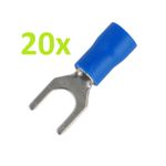 20 Buc X Papuc Tata Izolat Furca 6.3 mm fotografia produsului