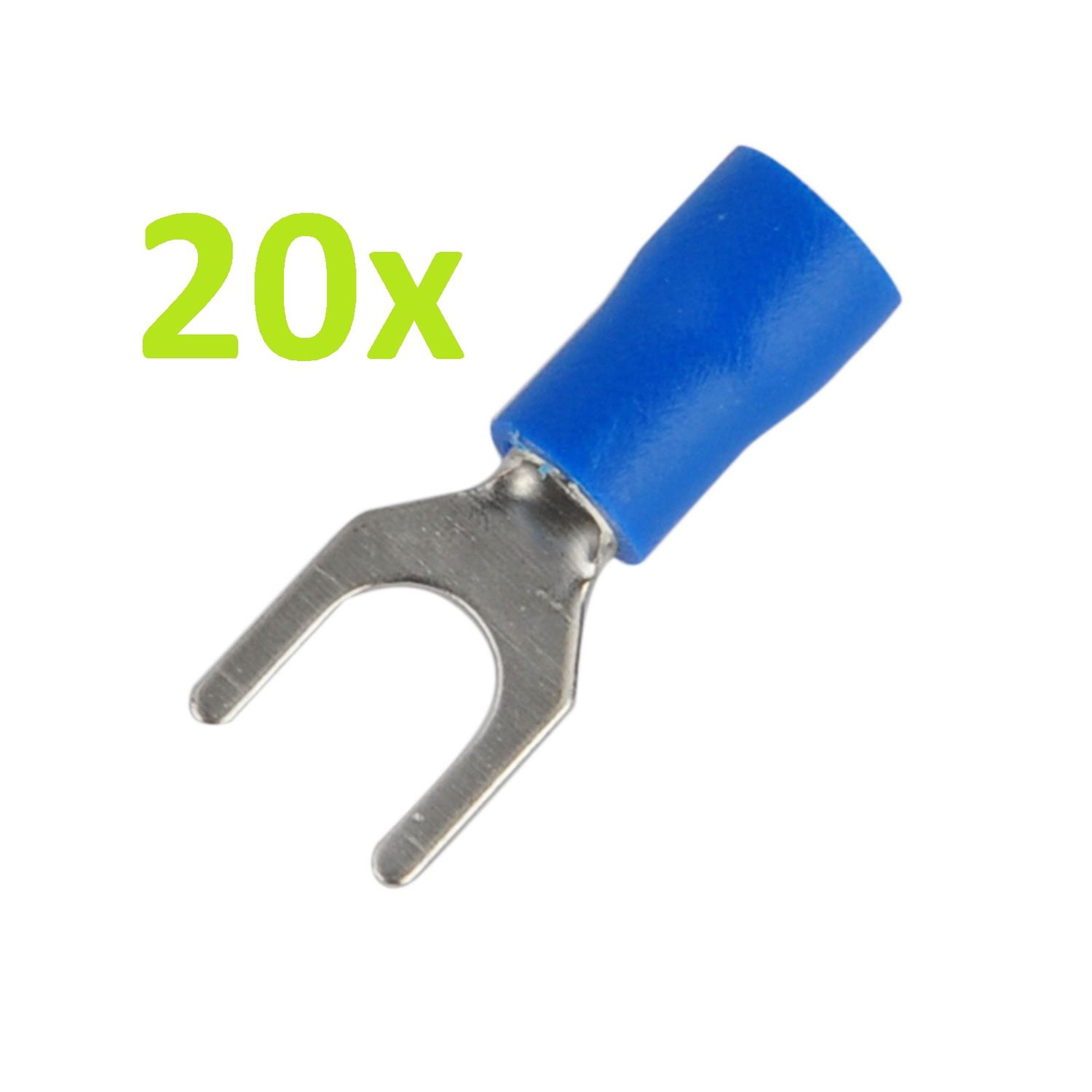 20 Buc X Papuc Tata Izolat Furca 6.3 mm fotografia produsului
