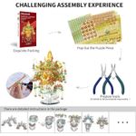 Puzzle 3D Piececool, Garuda Coronet II, Metal, 550 piese fotografia produsului View 6 S