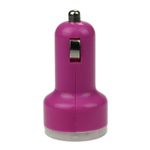Adaptor Priza Auto MRG, Bricheta 12-24V, 2 x USB, Mov fotografia produsului View 3 S