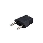 Adaptor priza MRG C-357, US la Europa, 6A, Negru fotografia produsului