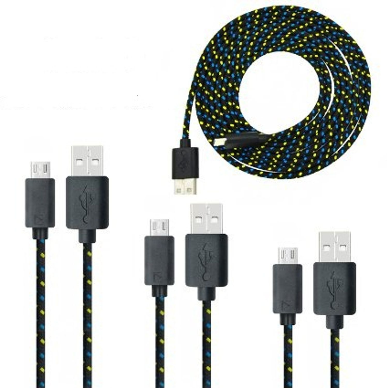 Cablu Date si Incarcare Micro Usb Cablu Negru fotografia produsului