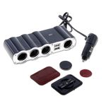 Priza Bricheta auto 4 prize cu USB, cu cablu Priza auto si 2x USB fotografia produsului