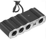 Priza Bricheta auto 4 prize cu USB, cu cablu Priza auto si 2x USB fotografia produsului View 5 S