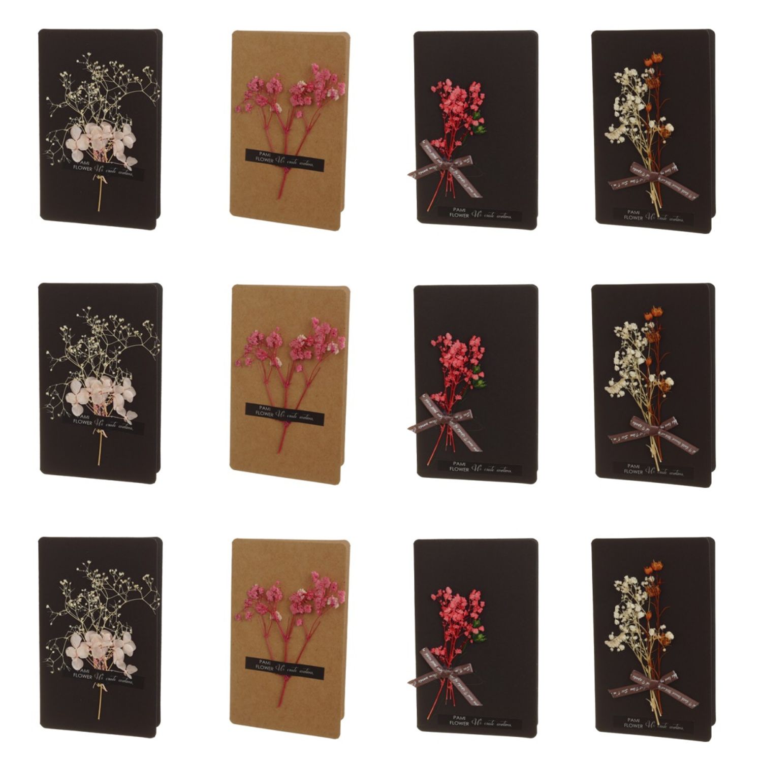 Set 12 felicitari cu modele aplicate, PAMI, FEV-4, 15x9 cm fotografia produsului