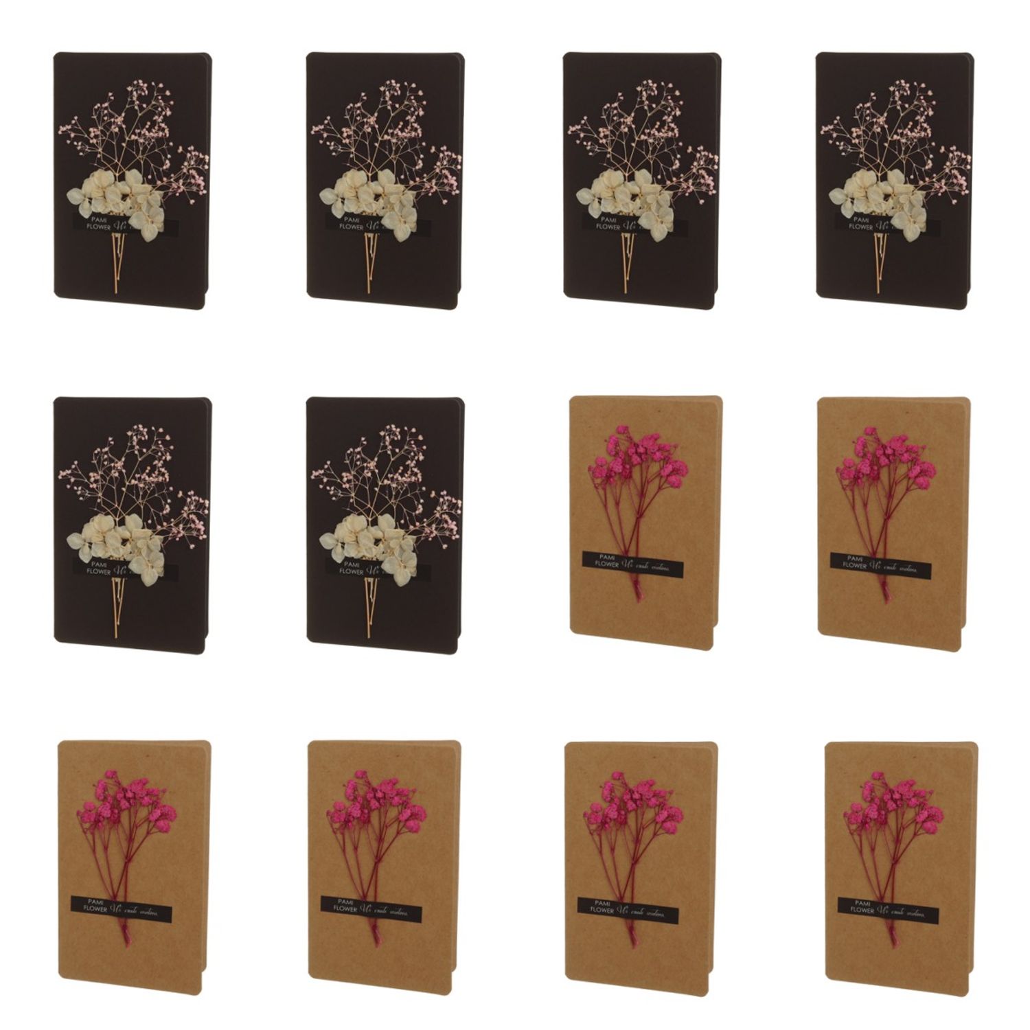 Set 12 felicitari cu modele aplicate, PAMI, FEV-6, 15x9 cm fotografia produsului