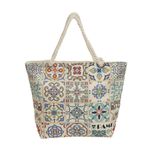 Geanta de plaja pentru dama, PAMI, GD-0223-325-1, 50x37 cm, multicolor fotografia produsului