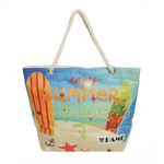 Geanta de plaja pentru dama, PAMI, GD-0223-329-2, 50x37 cm, multicolor fotografia produsului