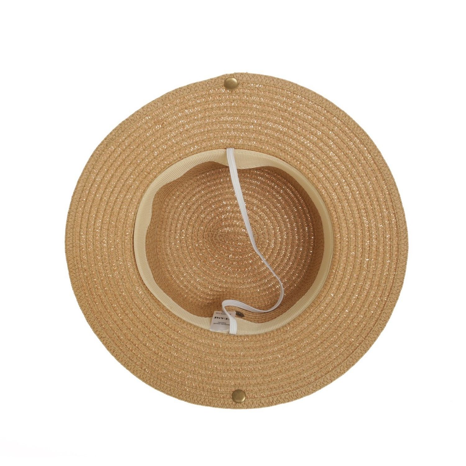 Palarie din paie pentru copii, PAMI, PC-0223-136-3, 52 cm, Maro fotografia produsului View 3 L