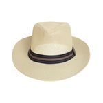 Palarie din paie pentru barbati, PAMI, PB-0223-159-4, 59 cm, Bej fotografia produsului View 3 S