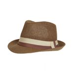 Palarie din paie pentru barbati, PAMI, PB-0223-156-3, 60 cm, Maro fotografia produsului View 2 S