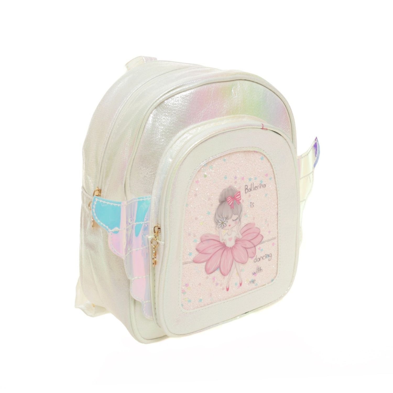 Rucsac pentru fetite, PAMI, RF-0523-579-125x20x13 cm,Crem fotografia produsului View 2 L