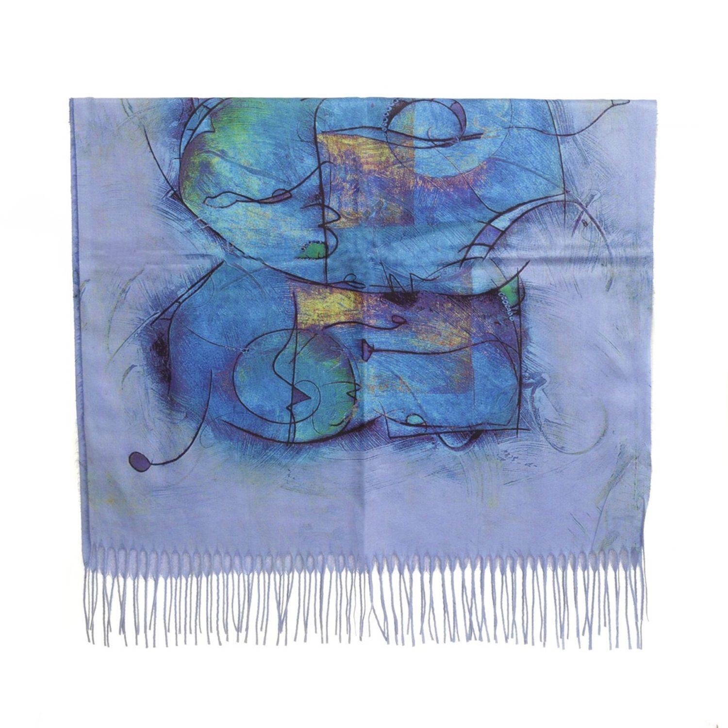 Fular pentru dama,PAMI, ED-0523-404-3, Albastru fotografia produsului View 3 L