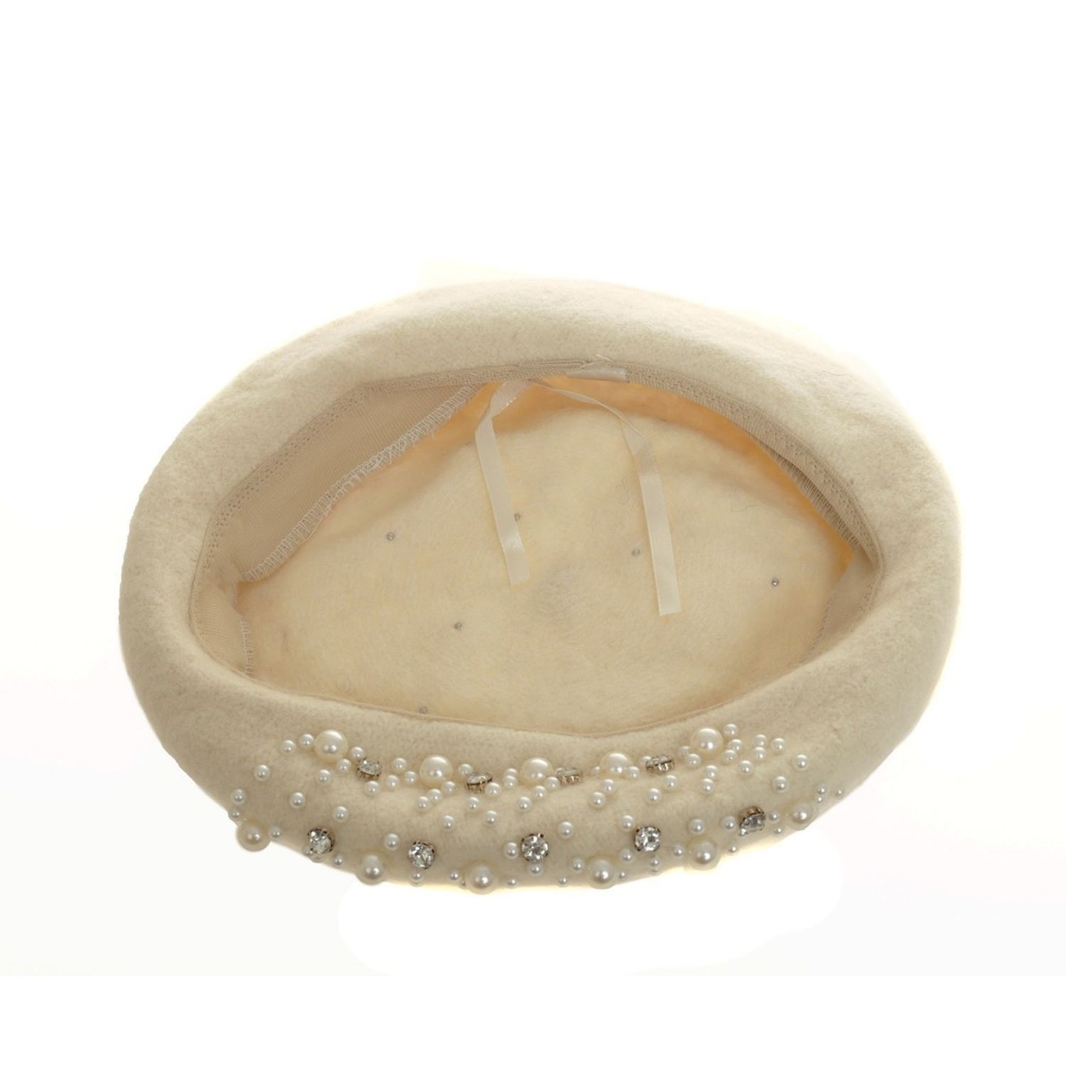 Basca pentru dama, PAMI, BD-0523-188-4, One size, Alb fotografia produsului View 5 L